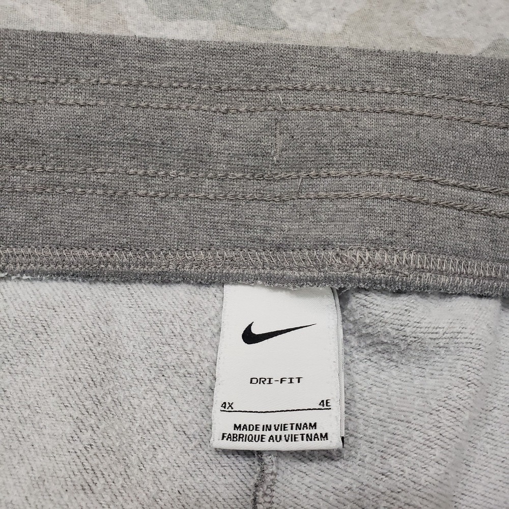 Nike‎ Joggers Womens 4X Gray Dri-Fit Hight Rise Fleece Pockets Drawstring - Picture 7 of 11